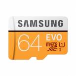 Samsung 64GB EVO MicroSDXC Memory Card w/ Adapter, Retail