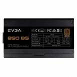 EVGA 220-B5-0850-V1,850 B5, 80 Plus BRONZE 850W, Fully Modular, EVGA ECO Mode, 5 Year Warranty, Compact 150mm Size, Power Supply